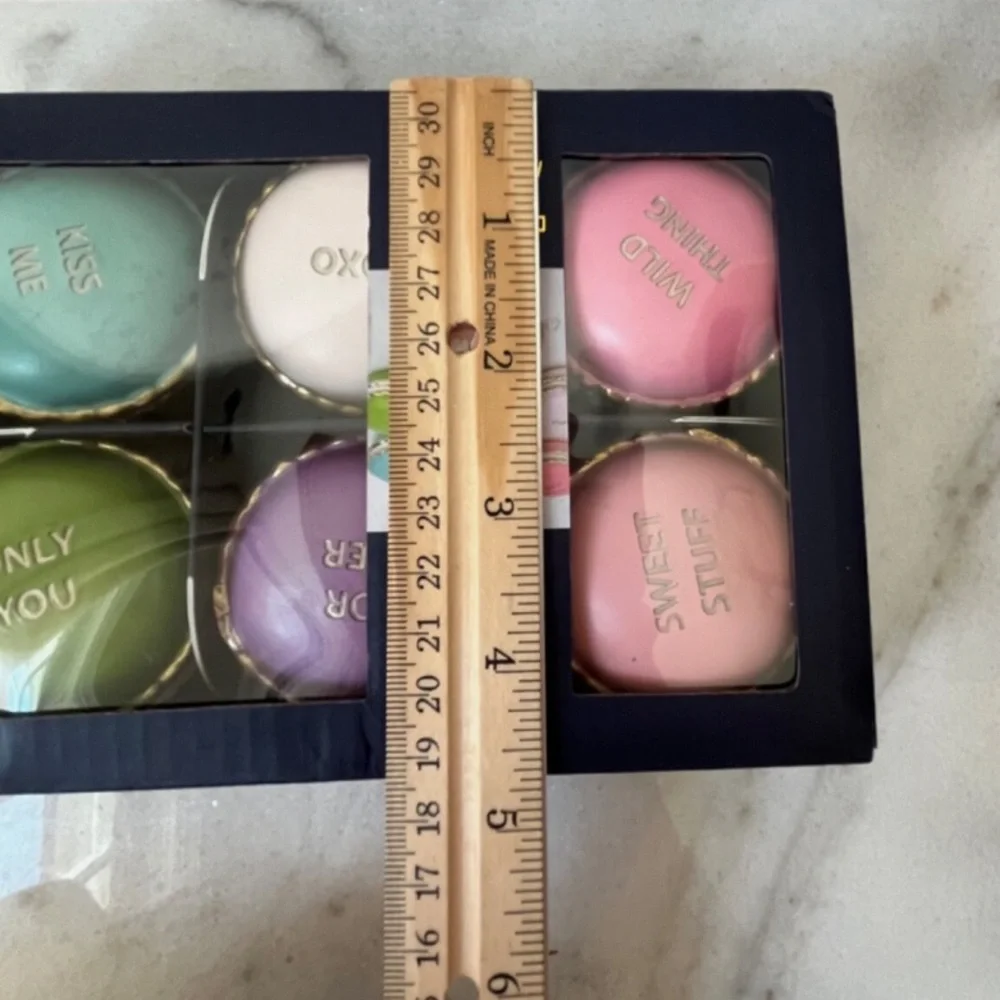 Colorful Macaron Trinket Boxes Set